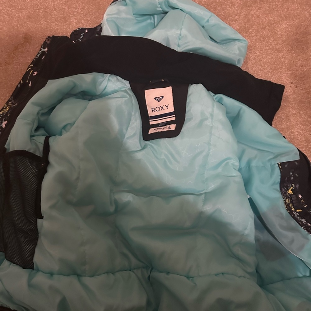 Roxy Light Blue Puffer Jacket